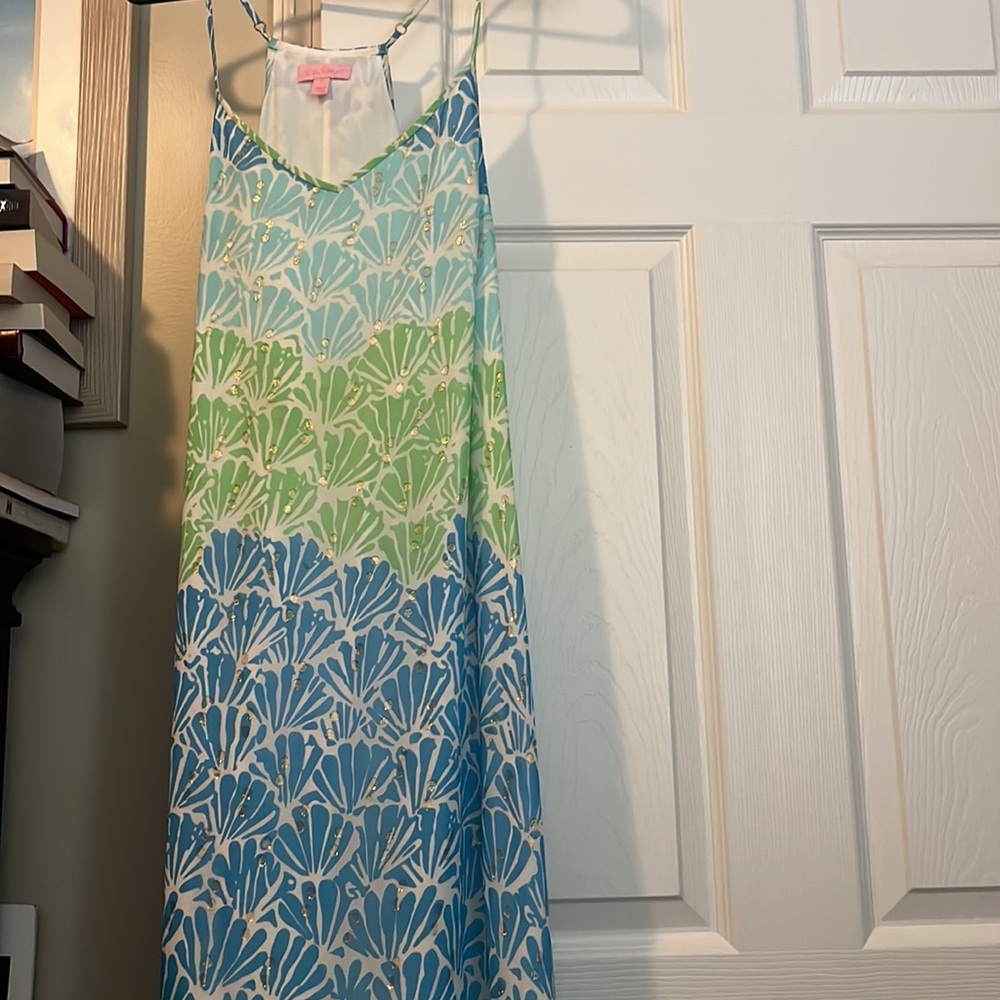 Lilly Pulitzer medium shell shacked maxi